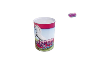 Lata ahorro Horse Friends ø8x12cm