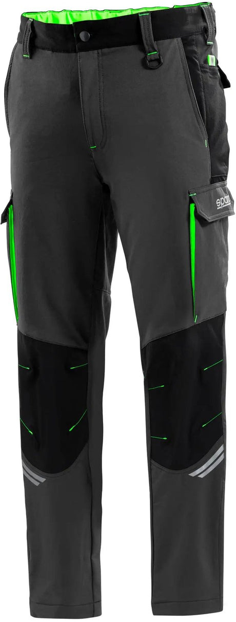 Pantalón de trabajo Sparco tech oregon - negro - naranja - m