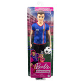 Barbie y ken fútbol azul | 6 piezas