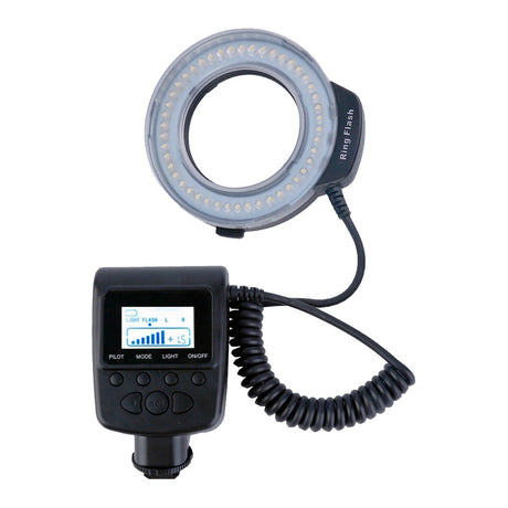 Lámpara anular LED Studioking macro con flash RL-130