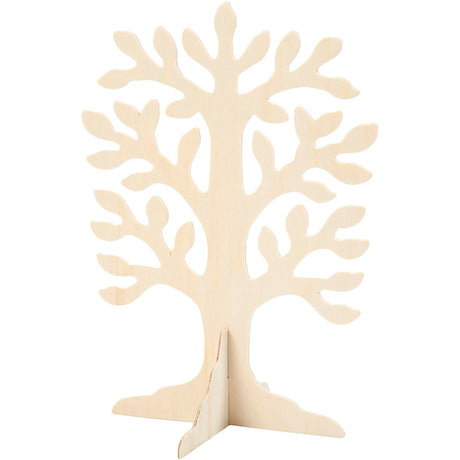 Empresa creativa decora tu árbol de madera.