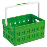 Sunware cajón de compras cuadrado 24 litros plástico verde blanco 44x31,5x21cm