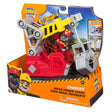 Rubble Crew Chargers Mega Grúa de Agarre, Camión de Juguete con Figura de Cargador y 2 Herramientas removibles, Juguetes de Patrulla Canina