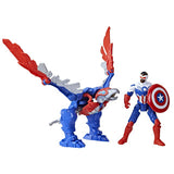 Marvel mech strike capitan america 10 cm