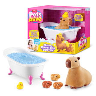 Zuru pets alive mommy capybara baby surprise
