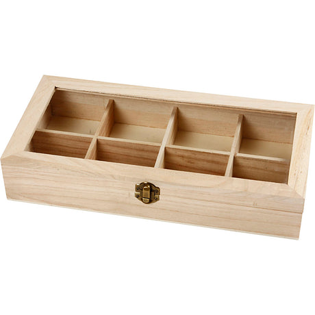 Empresa creativa https: www.cchobby.nl caja-de-madera-con-tapa-de-vidrio-dimensiones-32x16x6-cm-tamaño-del-agujero-7x7-cm-1-pieza