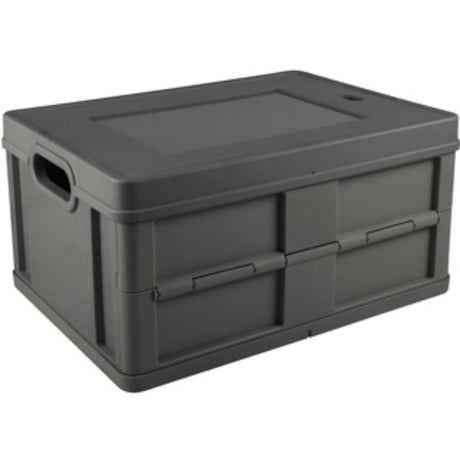 Sunware cajón plegable cerrado cuadrado 32l con tapa antracita