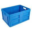 Sunware cajón plegable cerrado cuadrado 32l azul