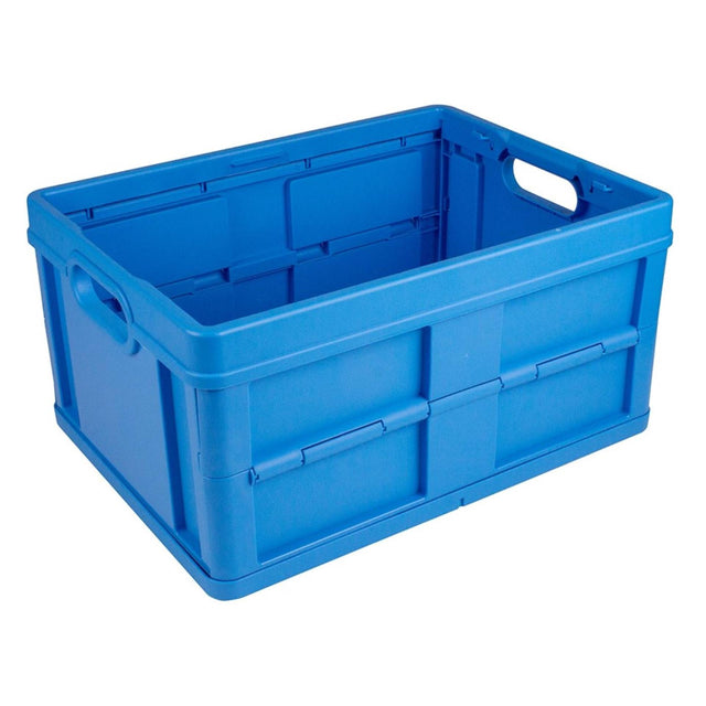 Sunware cajón plegable cerrado cuadrado 32l azul