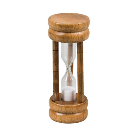 Reloj de arena Metaltex 3 minutos madera oscura