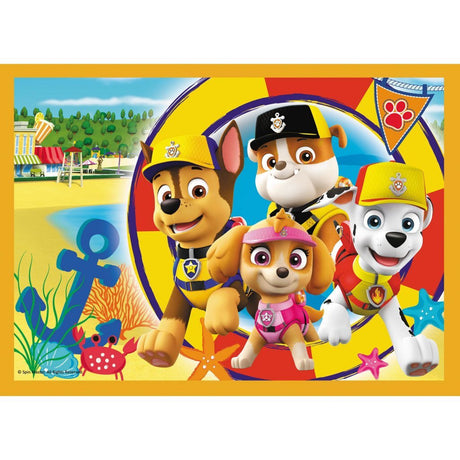 Puzzle 4en1 patrulla canina trefl 35-70 piezas