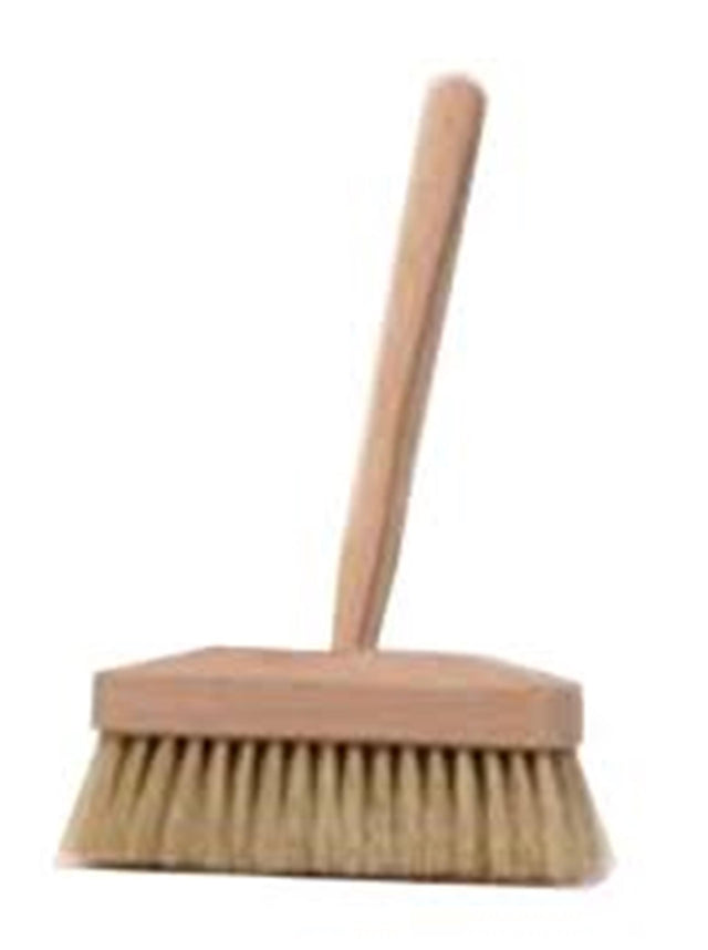Cepillo de baño de fibra luva 15,5cm con mango 27cm