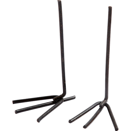 Empresa creativa https: www.cchobby.nl patas de pollo-h-5-cm-w-2-cm-black-10-pair-1-box