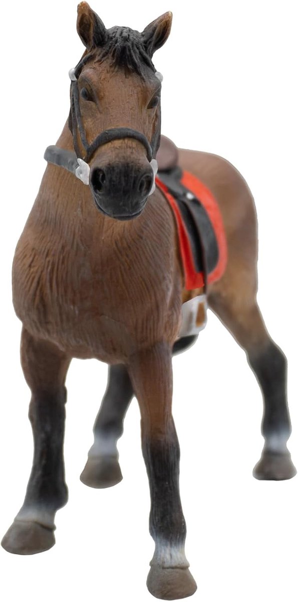 Bullyland 62682 – Figura de juego y figura de colección Semental Hannoveriano – Aprox. 13 cm – Diseño realista y detallado – ideal como figura para tarta y pequeño regalo para niños a partir de 3 años.