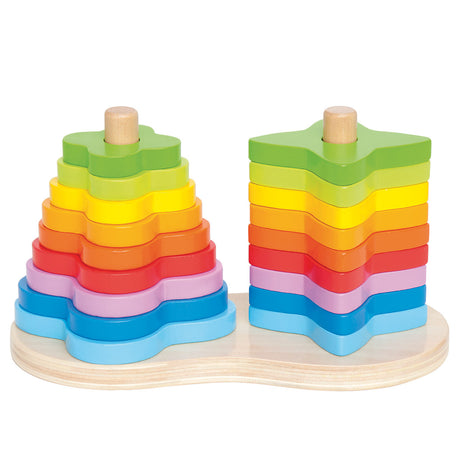 Hape torre apilable arcoiris