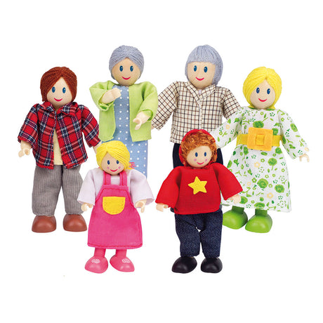 Familia de casas de muñecas Hape