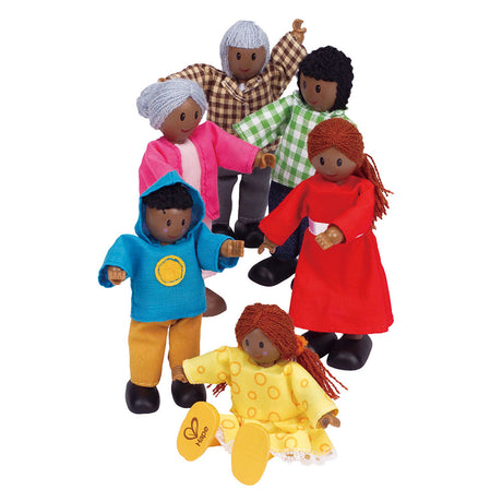 Familia de casas de muñecas Hape africana