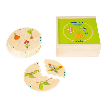 Beleduc nawito evolución de la naturaleza juego infantil de madera