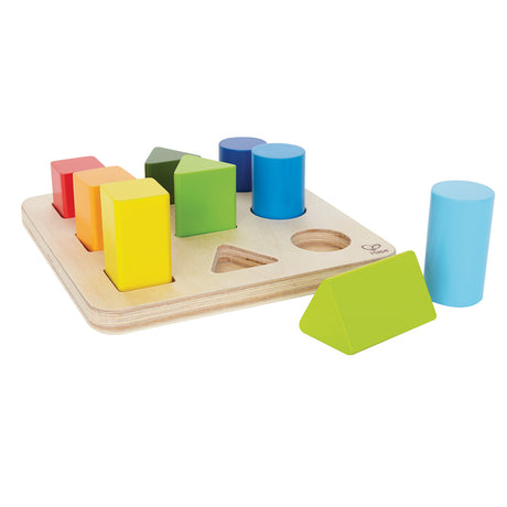 Formas de tablero clasificador de madera Hape