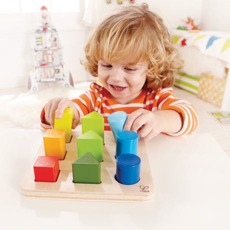 Formas de tablero clasificador de madera Hape