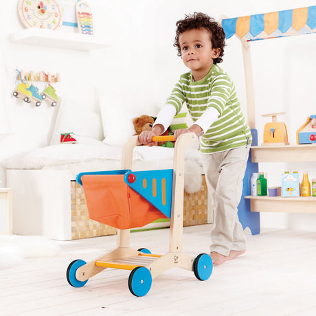 Carro de compras de madera Hape