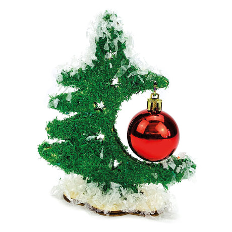 Beleduc árbol de Navidad artesanal de madera con bola de Navidad