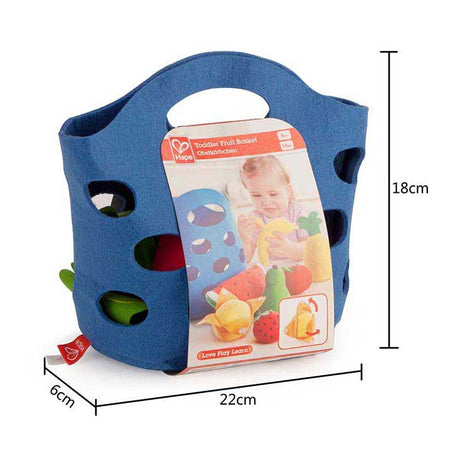 Cesta de frutas de fieltro Hape - 8 uds.