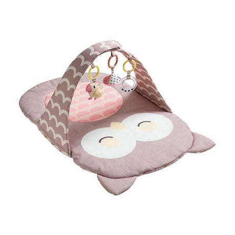 Hape play arch owl sina - gimnasio para bebé con sonajero, espejo y mordedor, a partir de 0 meses