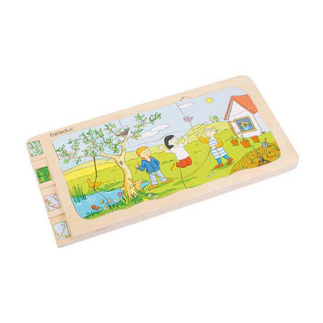 Puzzle de capas beleduc 4 estaciones