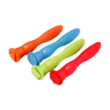 Juego de formas de sellos de fácil agarre - 5 piezas.