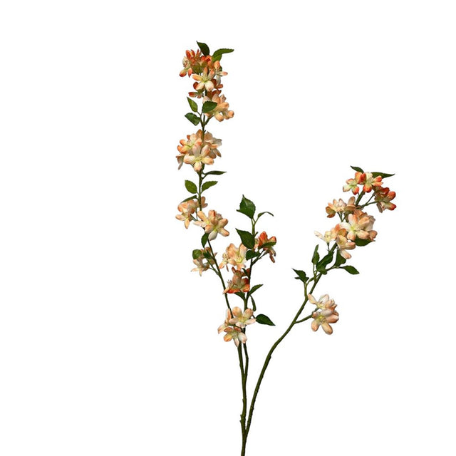 Roberts collection flor artificial en spray 101cm melocotón