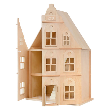 Classic world houten poppenhuis - 3dlg.