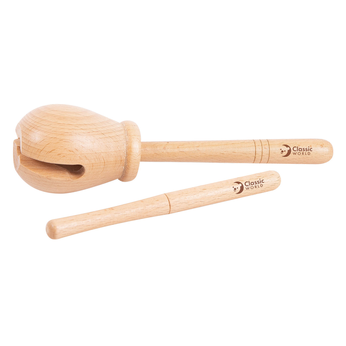 Percusión con bloques de madera del mundo clásico, 2 uds.