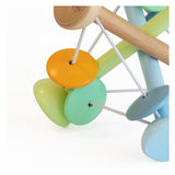 Bola mágica de madera del mundo clásico.
