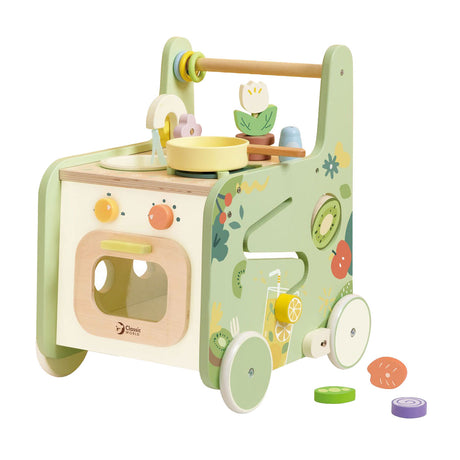 Carro de cocina de madera Classic World, 15 piezas.