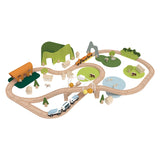 Juego de trenes del mundo clásico naturaleza - 100 piezas.