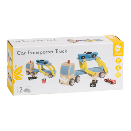 Lobbes Toys BV Classic World transportador de madera con 3 coches