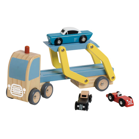 Lobbes Toys BV Classic World transportador de madera con 3 coches