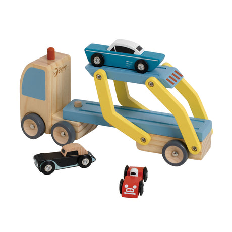 Lobbes Toys BV Classic World transportador de madera con 3 coches