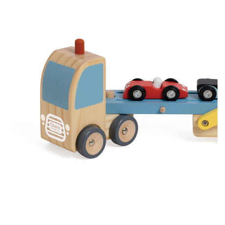 Lobbes Toys BV Classic World transportador de madera con 3 coches