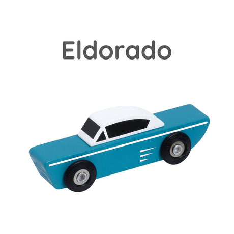 Juego de coches de madera clásicos del mundo, 3 piezas.