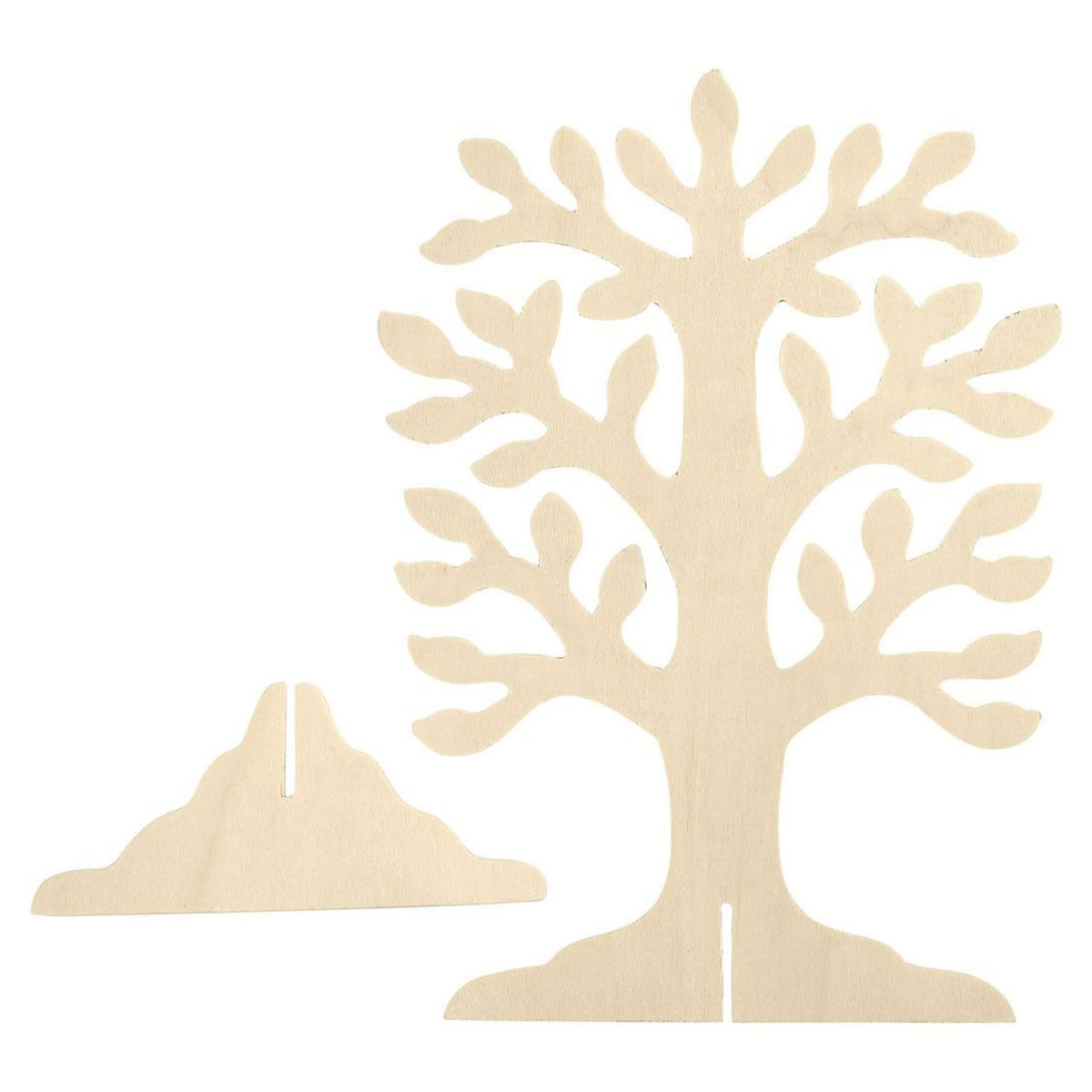 Empresa creativa decora tu árbol de madera.