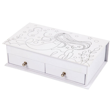 Empresa creativa https: www.cchobby.nl joyero-tamaño-18x10-5x5-cm-blanco-1 pieza