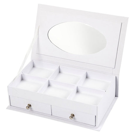 Empresa creativa https: www.cchobby.nl joyero-tamaño-18x10-5x5-cm-blanco-1 pieza