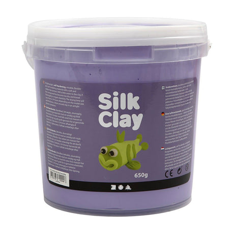 Arcilla de seda https: www.cchobby.nl Silk-clayr-paars-650-gr-1-emmer