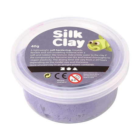 Arcilla de seda https: www.cchobby.nl Silk-clayr-paars-40-gr-1-doosje