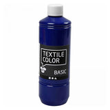 Pintura textil de la empresa Creativ - colores primarios, 5x500ml
