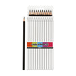 Lápices de colores triangulares Creativ Company - negro, 12 uds.