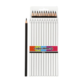 Lápices de colores triangulares Creativ Company - negro, 12 uds.
