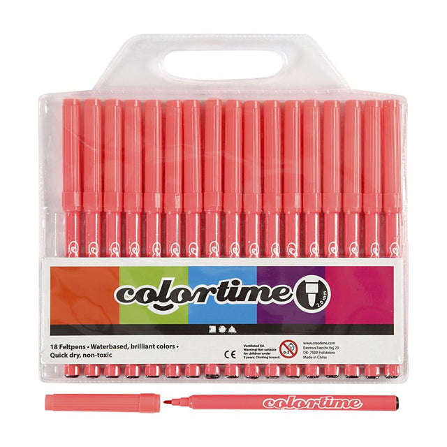 Rotuladores rosas Creativ Company, 18 uds.